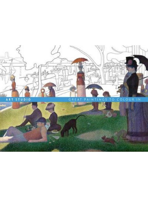 ART STUDIO : GREAT PAINTINGS TO COLOUR IN HC