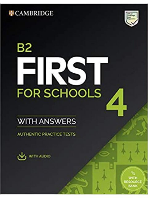 CAMBRIDGE ENGLISH FIRST FOR SCHOOLS 4 SELF STUDY PACK (+ DOWNLOADABLE AUDIO) W/A
