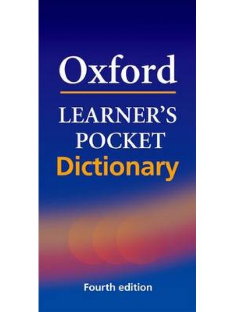 OXFORD LEARNER'S POCKET DICTIONARY 4TH ED PB