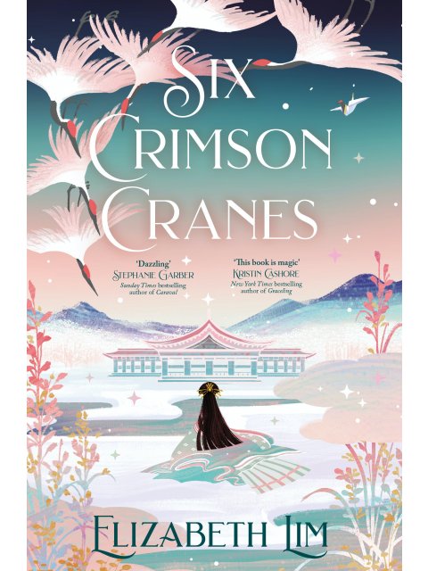 SIX CRIMSON CRANES PB