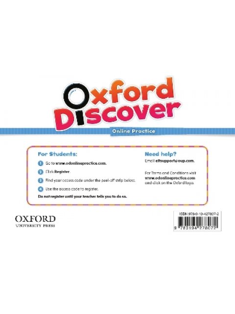 OXFORD DISCOVER ONLINE PRACTICE ACCESS CARD PACK