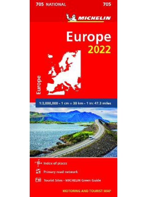 EUROPE 2022 (NATIONAL MAP 705)