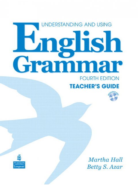UNDERSTANDING & USING ENGLISH GRAMMAR TCHR'S 4TH ED