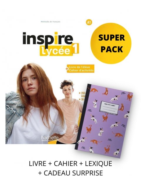 SUPER PACK INSPIRE LYCÉE 1 (METHODE + CAHIER)