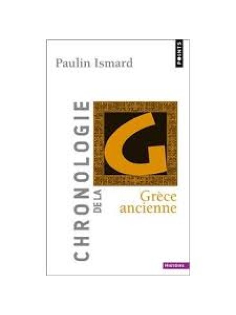 CHRONOLOGIE DE LA GRECE ANCIENNE