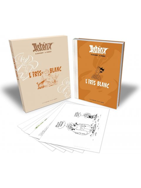 ASTERIX TOME 40 ARTBOOK - L'IRIS BLANC HC