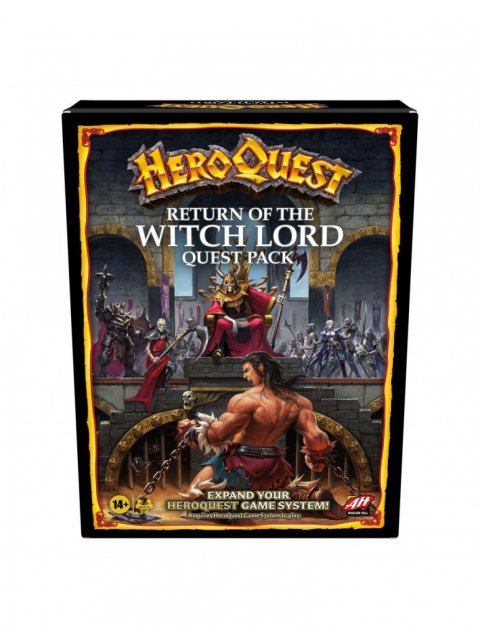 HASBRO AVALON HILL HEROQUEST: RETURN OF WITCH LORD QUEST PACK (EXPANSION) (ENGLISH LANGUAGE) (F4193)