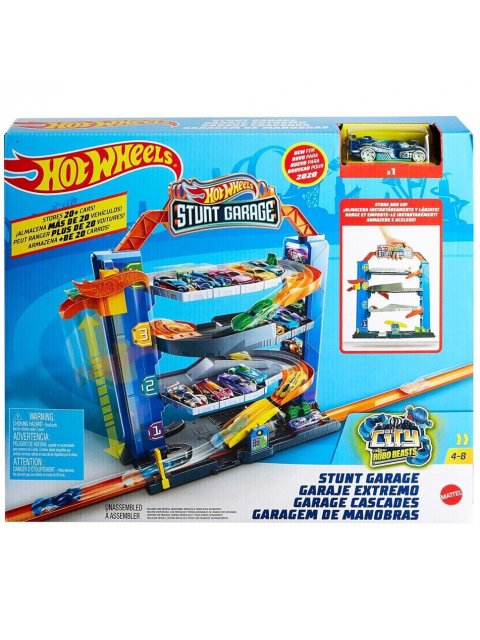 HOT WHEELS CITY - STUNT ΓΚΑΡΑΖ PLAY SET - GNL70