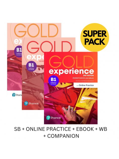 GOLD EXPERIENCE B1 SUPER PACK (SB + ONLINE PRACTICE + EBOOK + WB + COMPANION) 2ND ED