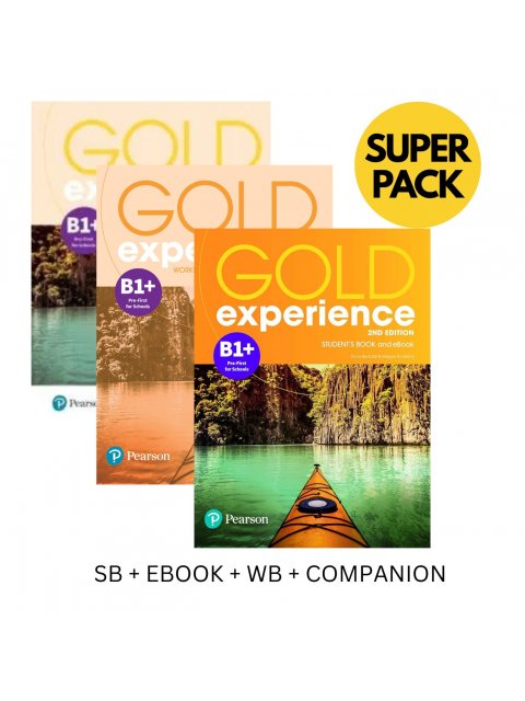 GOLD EXPERIENCE B1+ SUPER PACK (SB + EBOOK + WB + COMPANION) 2ND ED
