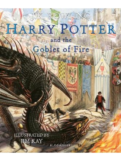 HARRY POTTER AND THE GOBLET OF FIRE ILLUSTRATED EDITION PB