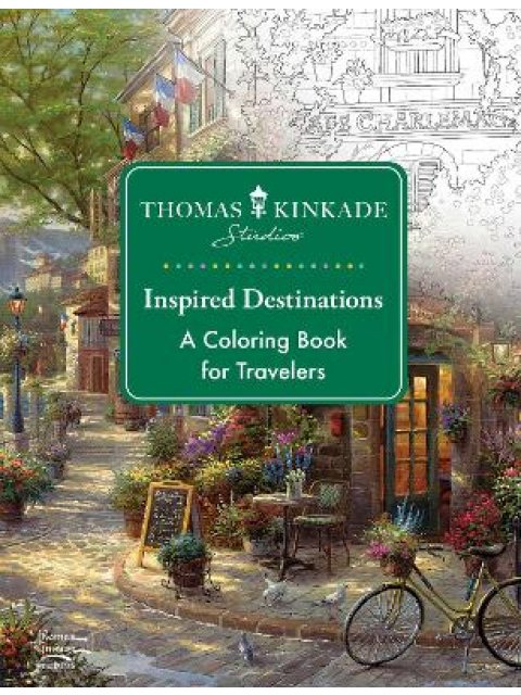 DISNEY DREAMS COLLECTION THOMAS KINKADE STUDIOS CELEBRATIONS COLORING BOOK FOR TRAVELERS PB