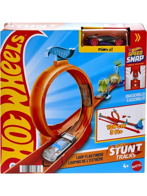 HOT WHEELS - ΝΕΑ ΠΙΣΤΑ ΓΙΑ ΚΟΛΠΑ LOOP FLAG FINISH - JHK77