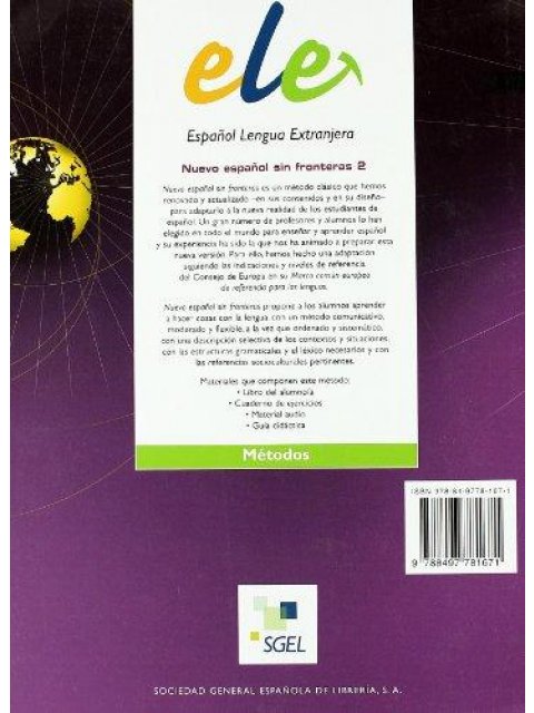 ESPANOL SIN FRONTERAS 2 B1 + B2 EJERCICIOS N/E