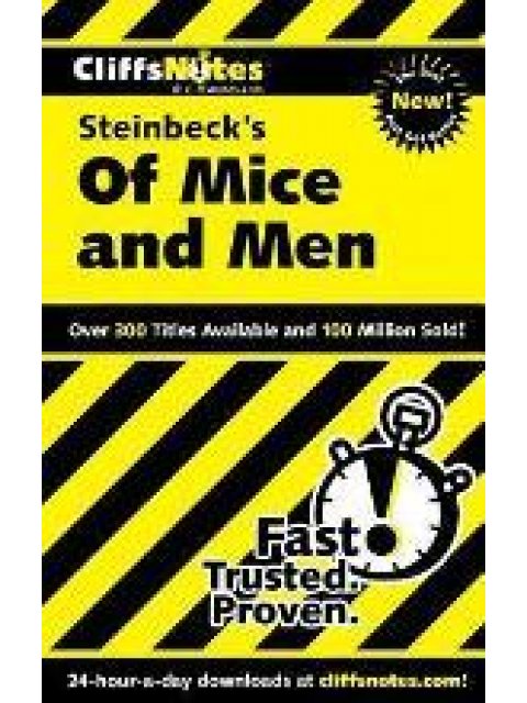 CLIFFSNOTES OF MICE AND MEN PB