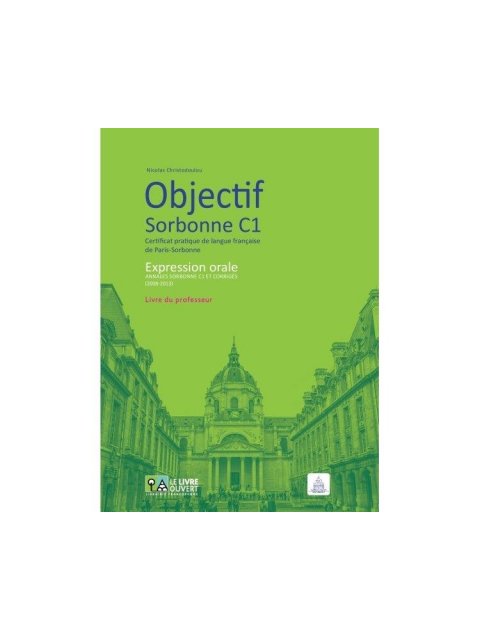 OBJECTIF SORBONNE C1 EXPRESSION ORALE PROFESSEUR
