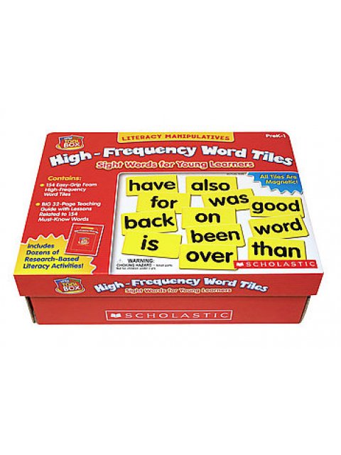 LITERACY MANIPULATIVES HIGH-FREQUENCY WORD TILES SIGHT WORDS FOR YOUNG LEARNERS SUPER SET (K-2) PB B