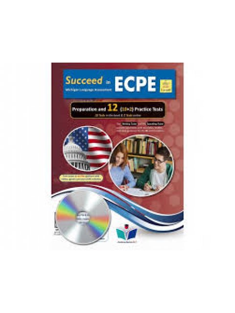 SUCCEED IN MICHIGAN ECPE 12 PRACTICE TESTS 2021 FORMAT MP3 CD